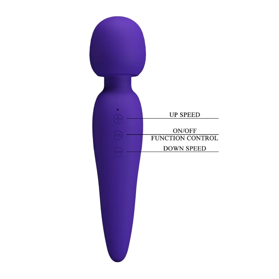 PRETTY LOVE - MASSAGGIATORE MEREDITH 12 MODALIT DI VIBRAZIONE VIOLA